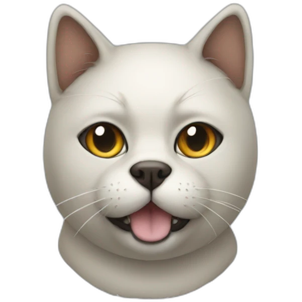 cat wearing a dog mask emoji