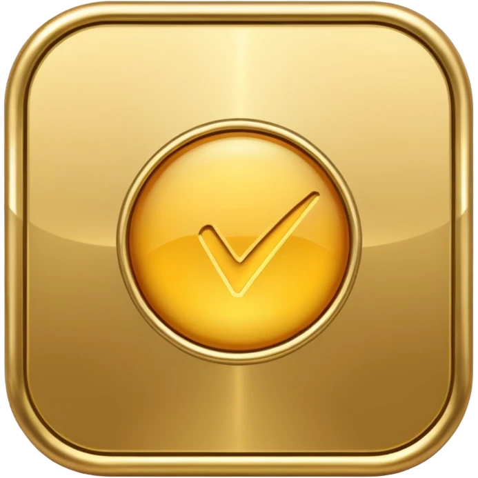 gold checkmark emoji
