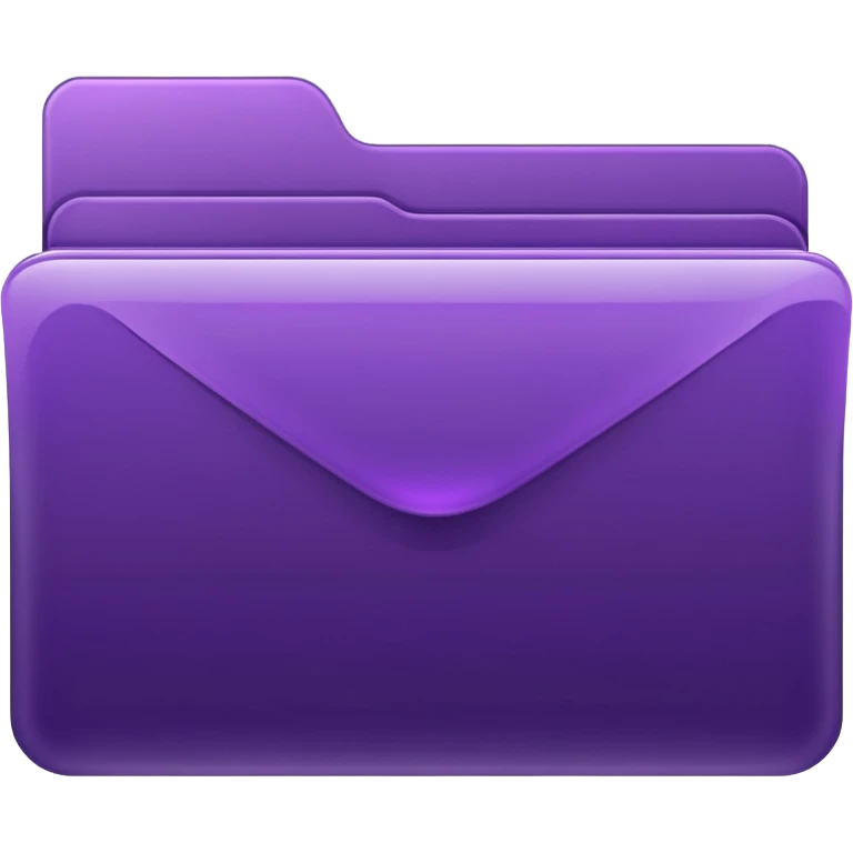 dark purple folder icon set emoji