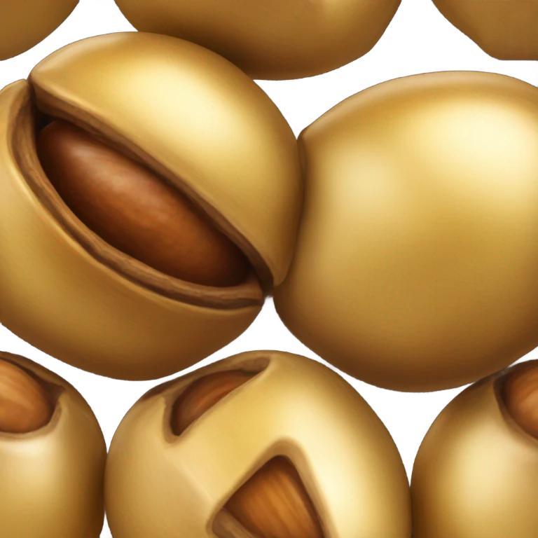 Gold buckeye emoji