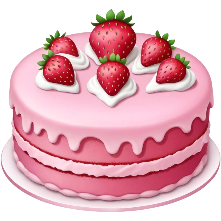 Strawberry Cake emoji