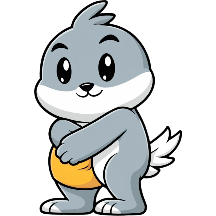 Looney Tunes-style character named George getting a hug emoji