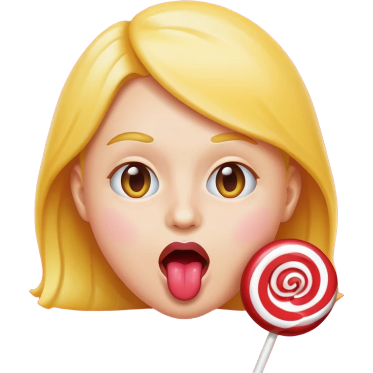 Dil cıkaran(😜) emoji şeker yiyor emoji
