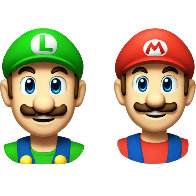 mario and luigi emoji
