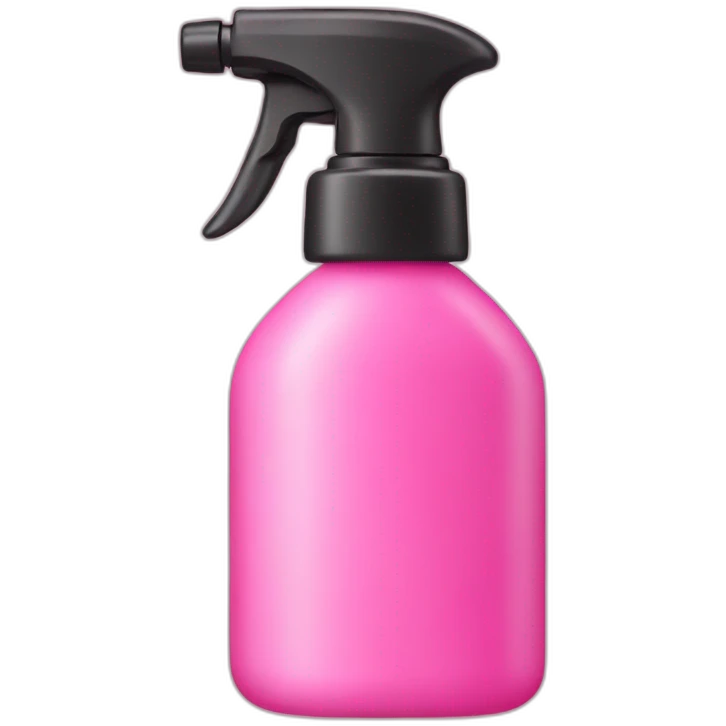 pink spray bottle emoji