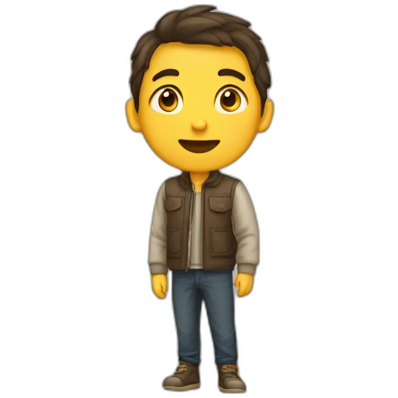 Garçon qui tombe amoureux emoji