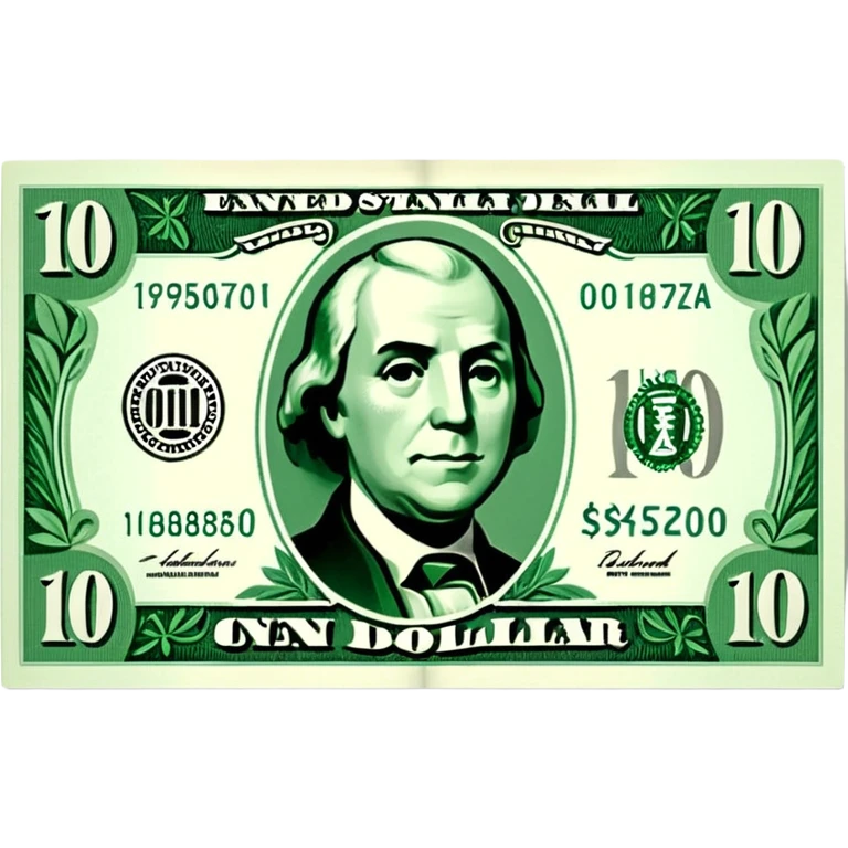 10 dollar bill emoji