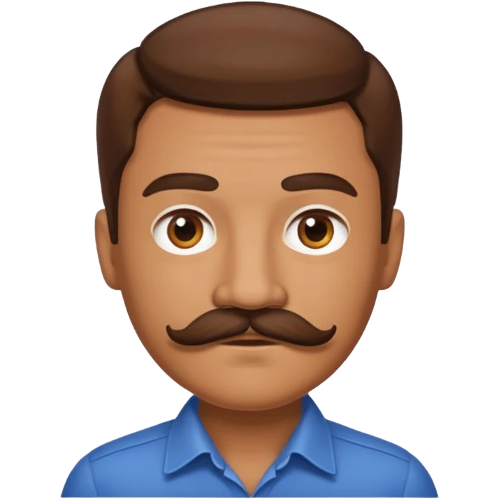 fry with mustache emoji