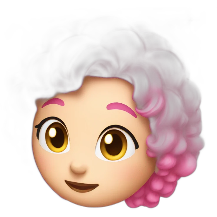 Pink sparkles emoji