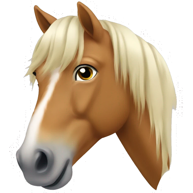 Horse Haflinger  emoji