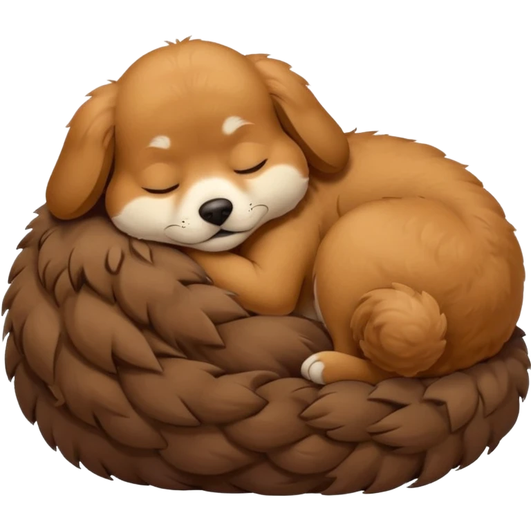 dog sleeping emoji
