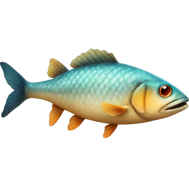 A fish with legs emoji