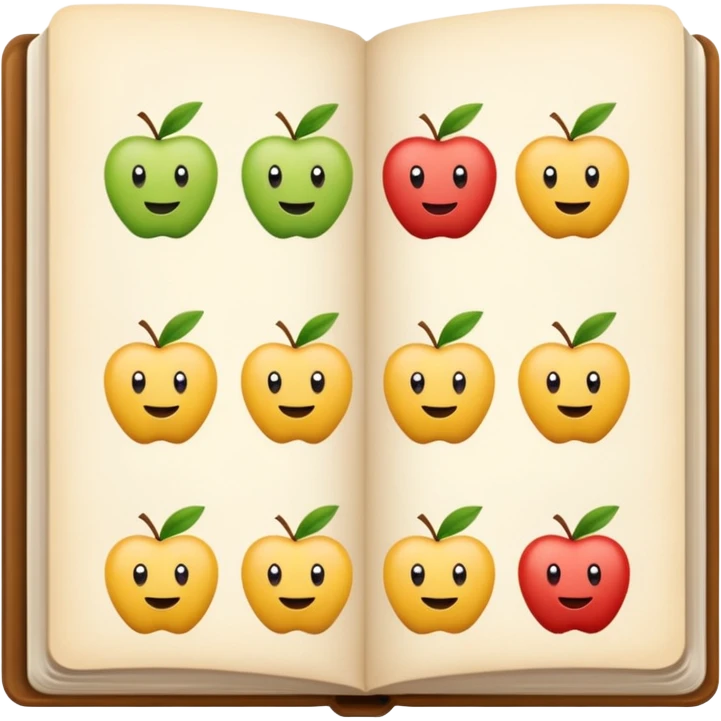 libro matematica emoji