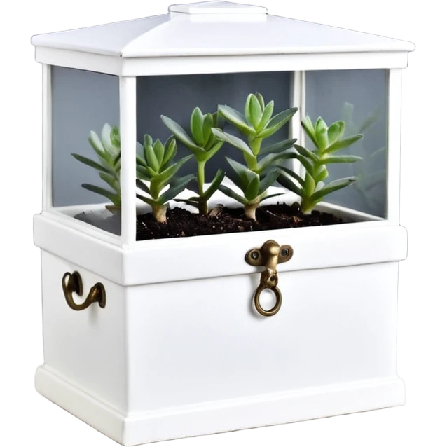 Белый Бумбокс с неоновыми колонками emoji