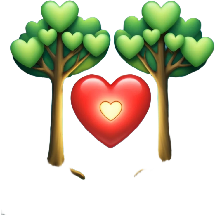enchanted forest illuminate heart emoji