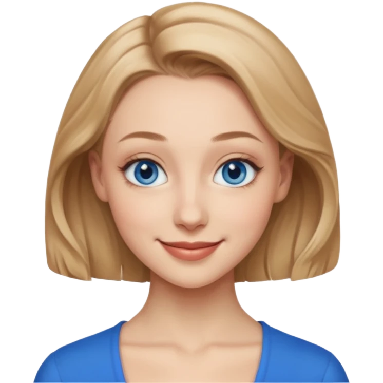 Sarah Gadon with blue eyes emoji