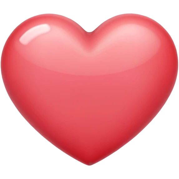 Pastel crimson heart emoji
