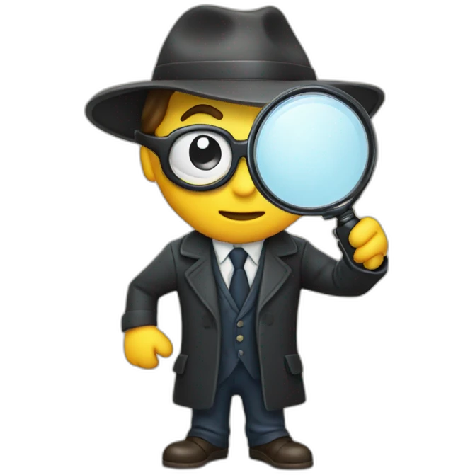 detective with magnifying glass emoji