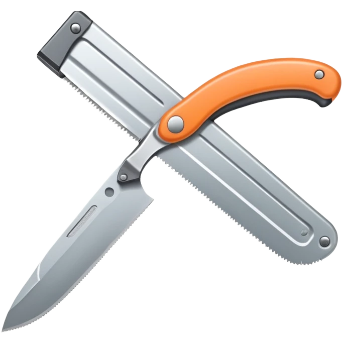 Box cutter utility knife with extended blade, sharp and precise cutting tool emoji