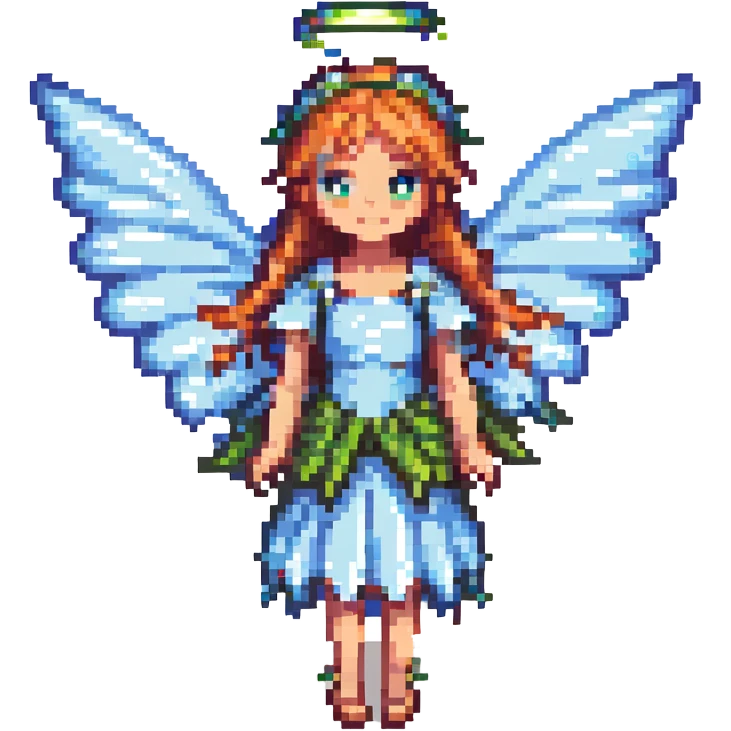 a fairy with wings emoji