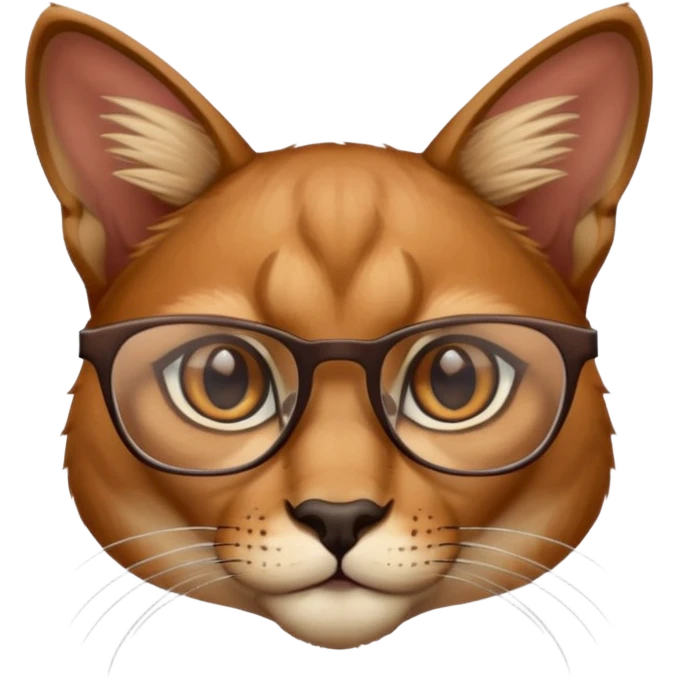 Caracal glasses  w emoji