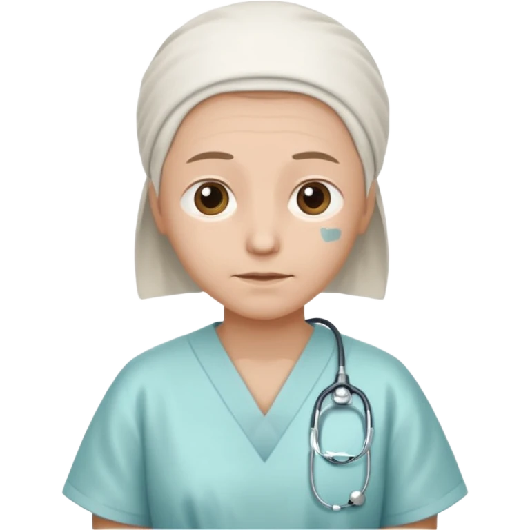 patient in hospital in hospital emoji