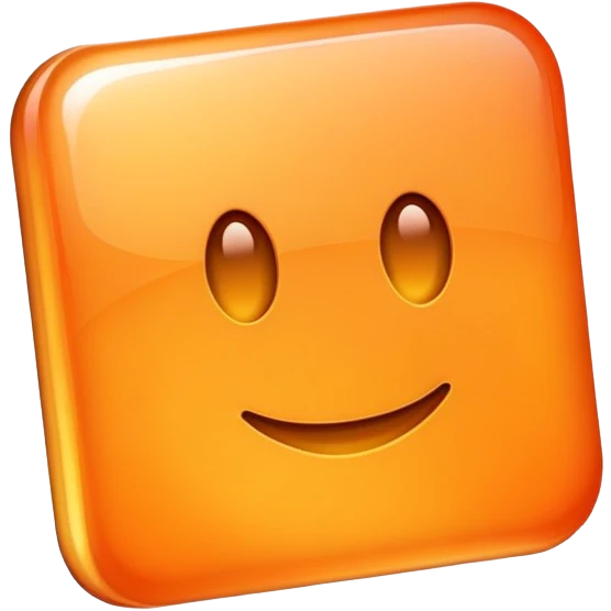 orange square with gradient emoji