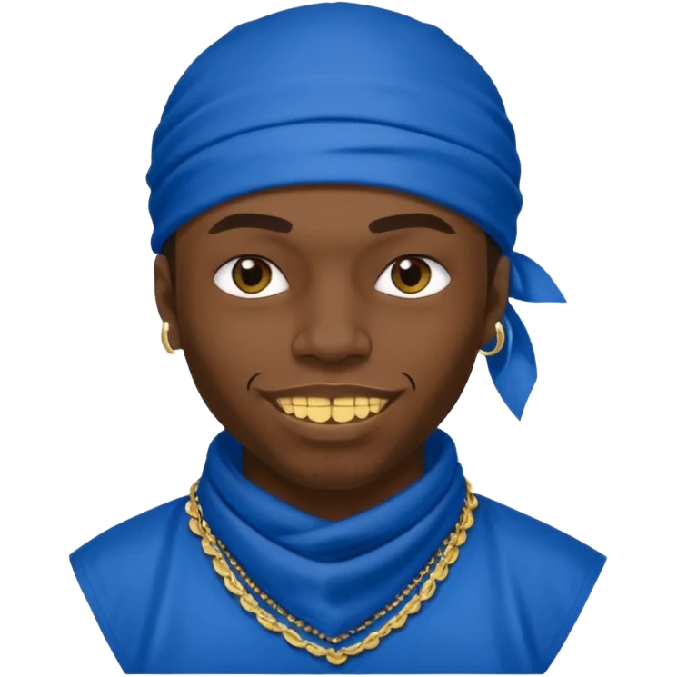 gangster crips emoji