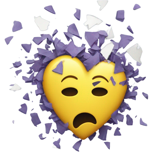Heart broken emoji