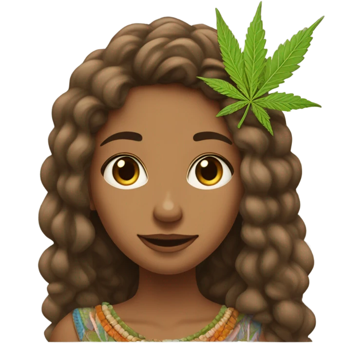 Stoner girl emoji