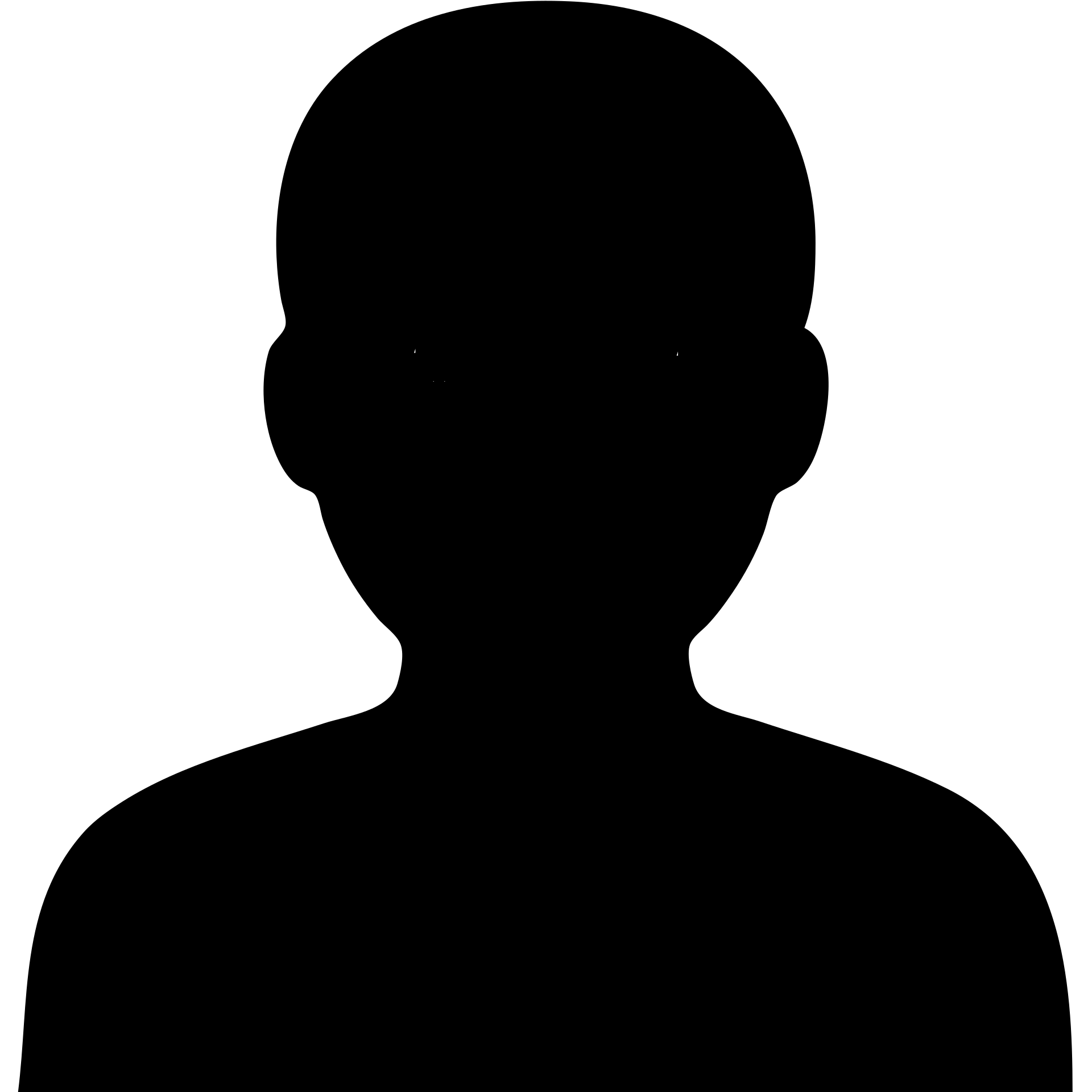 minimalistic icon of a guy with a red sweater, brown eyes, and black hair, upper body, white background emoji