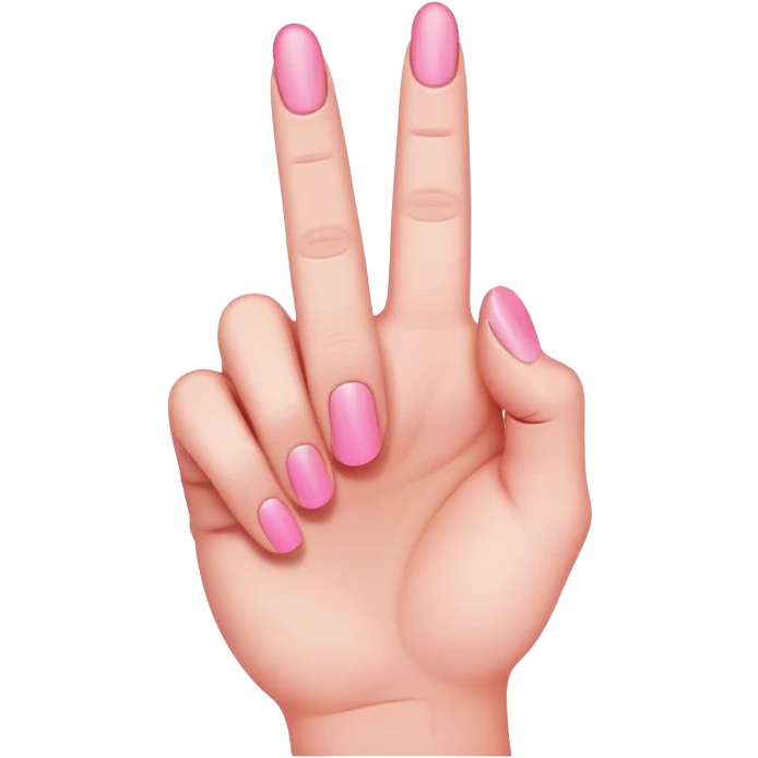 pink middle finger emoji