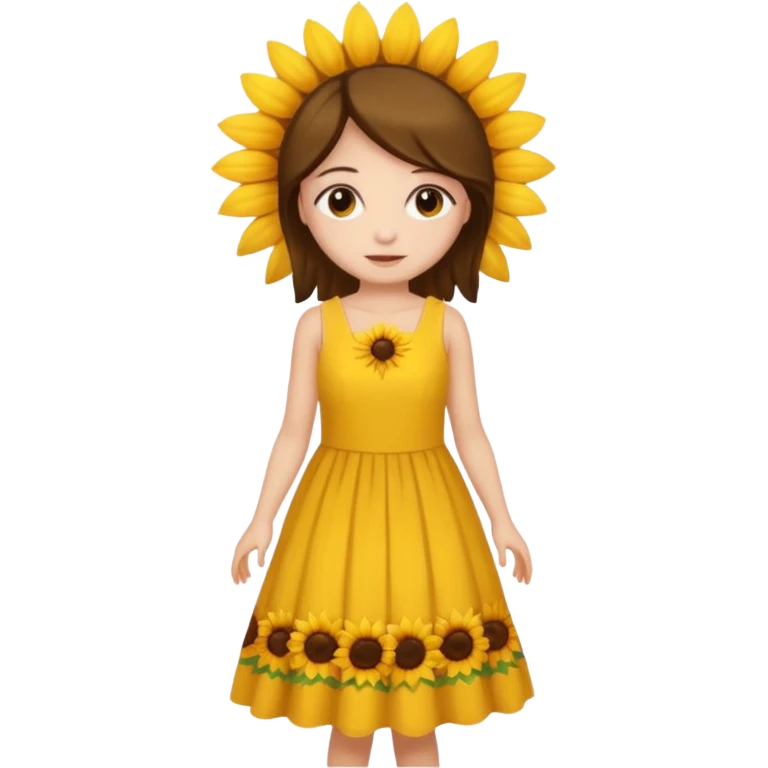 Aveja sacando néctar de un girasol emoji