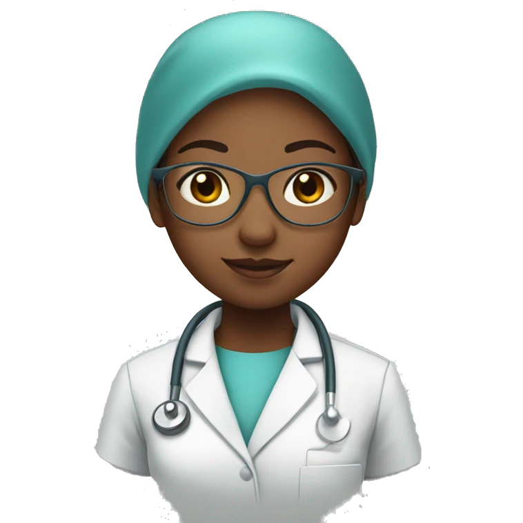 young surgeon girl emoji
