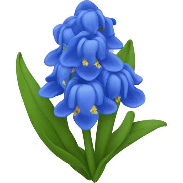 Blue bonnet bouquet  emoji