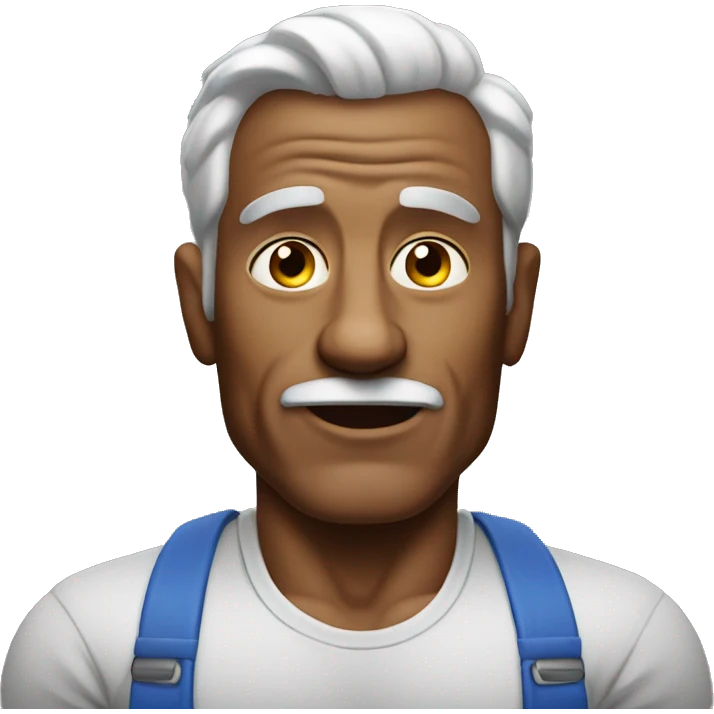 super jacked grandpa  emoji