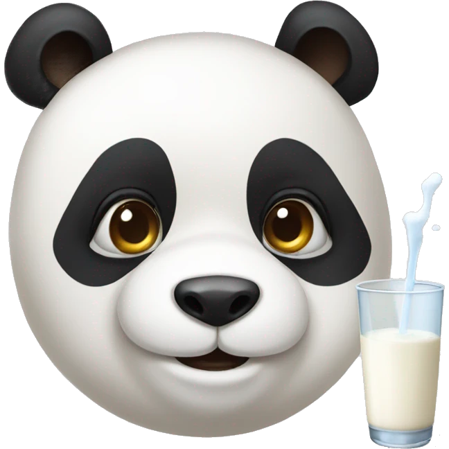 panda got milk emoji