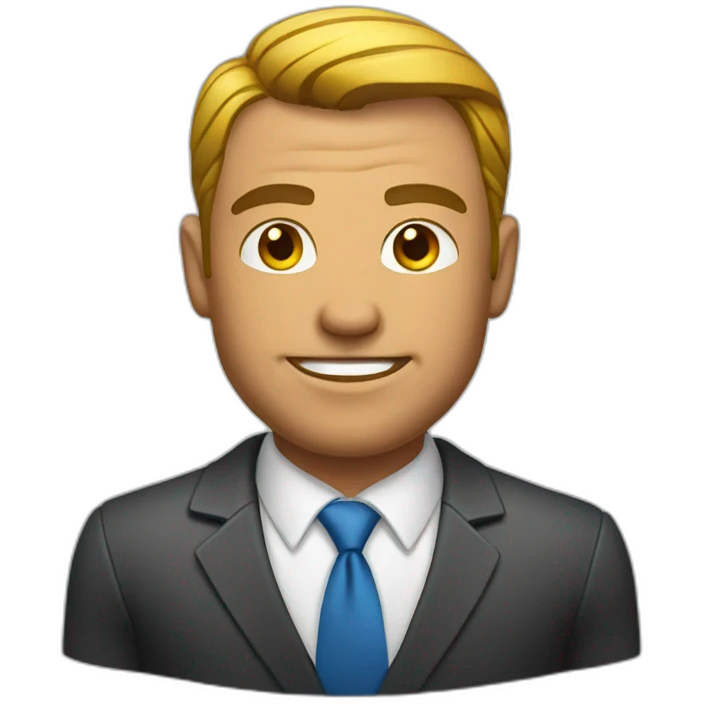 muscular businessman emoji