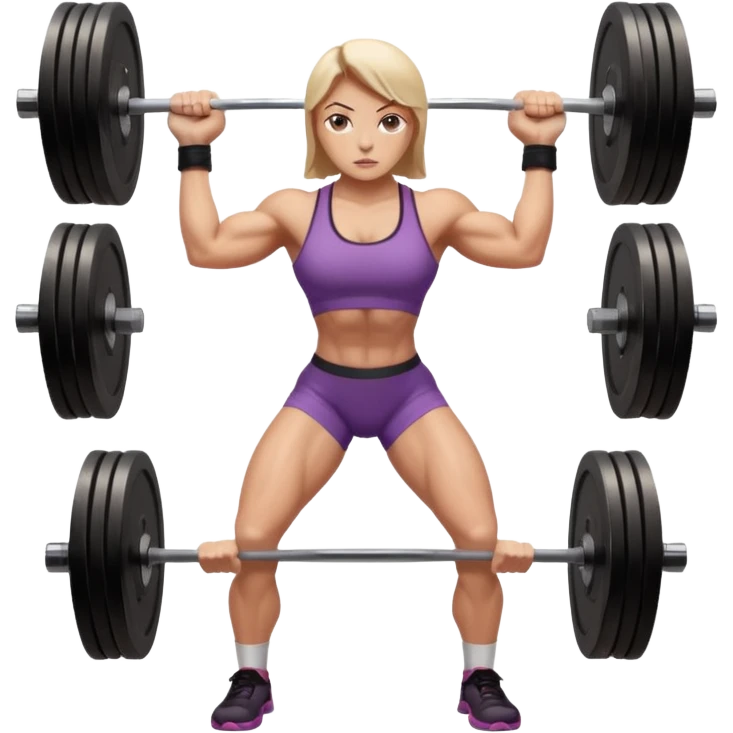 Deadlift woman emoji