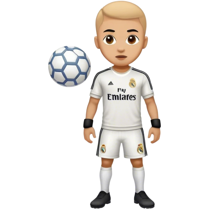 A theif with a visible Real Madrid short emoji