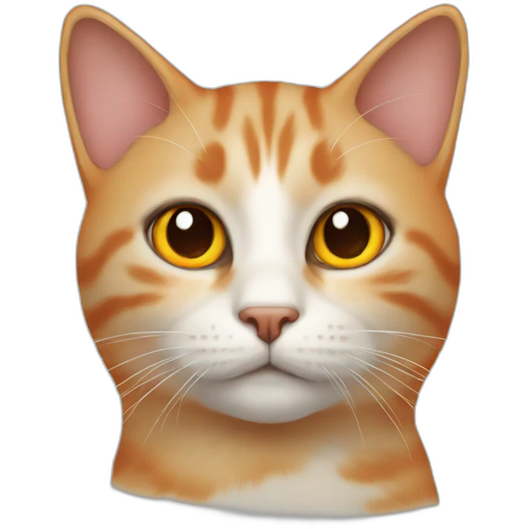 cat with orange  emoji