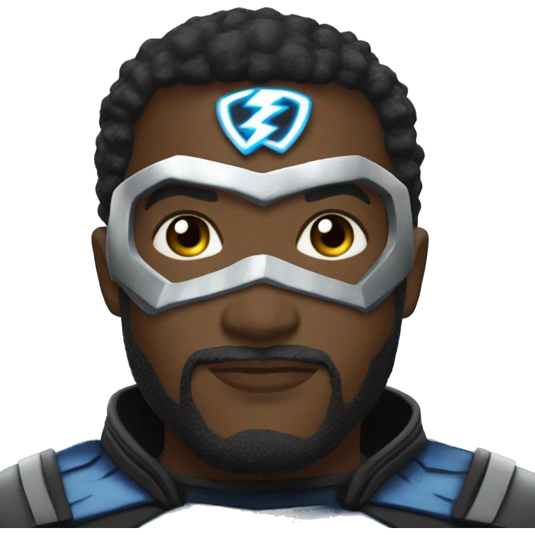 Dc’s Black lightning super hero emoji