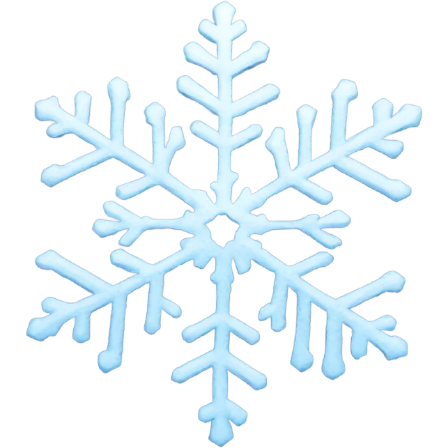 Snowflake emoji