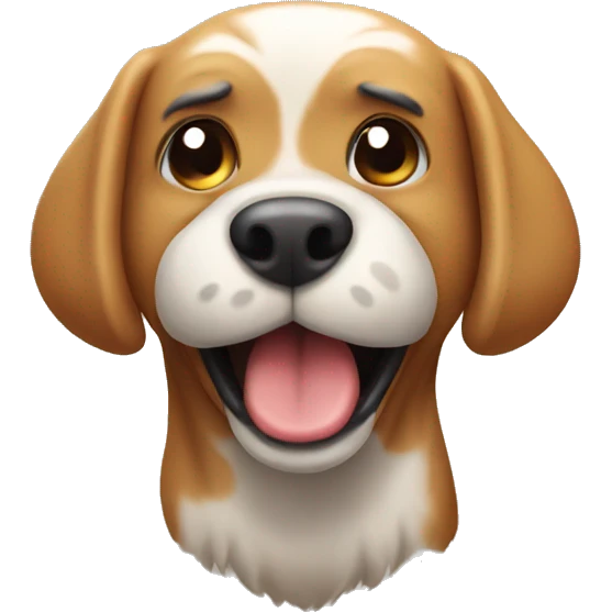 dog pooping emoji