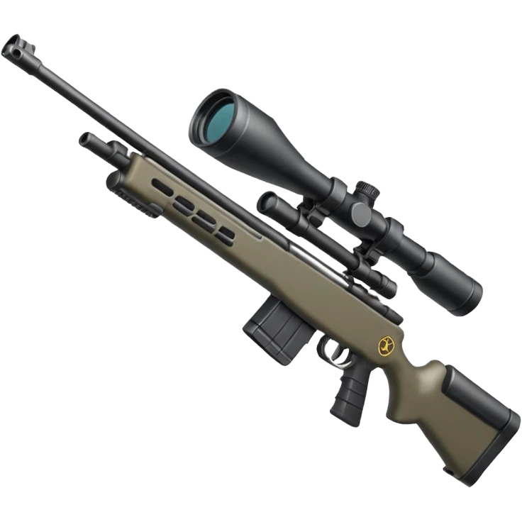 A sniper rifle  emoji
