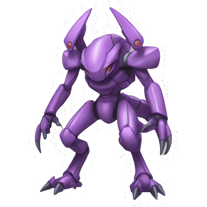  Edgy Genesect-Reptile full body emoji