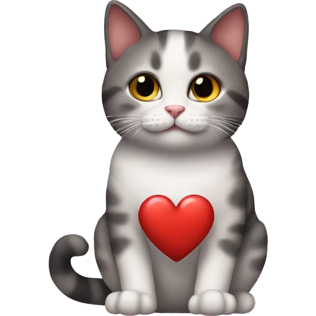 cat with heart emoji