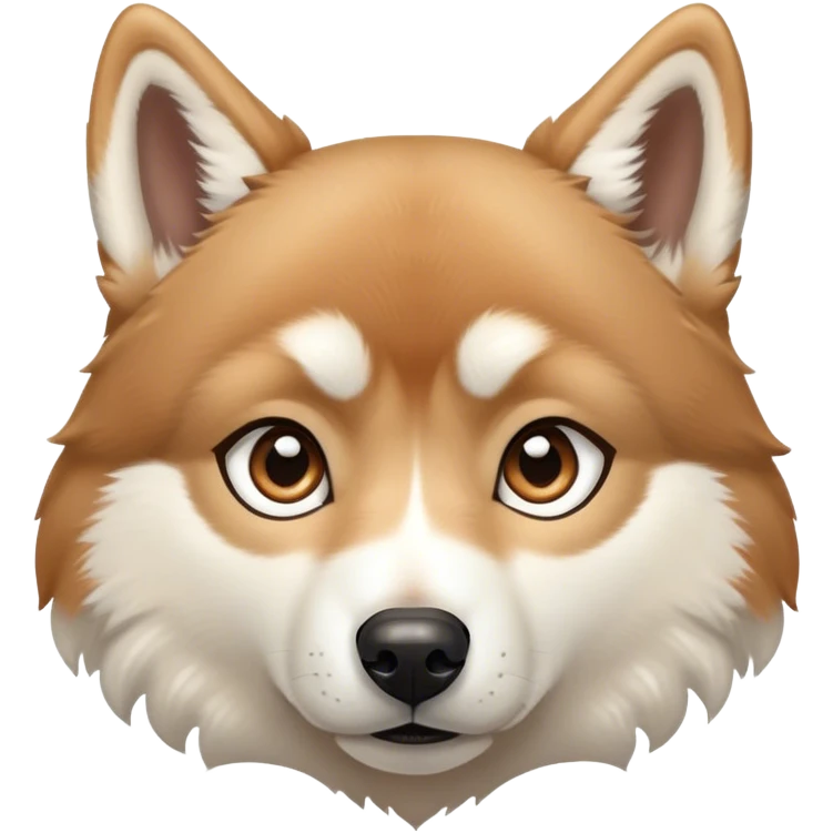 Light Brown Husky  emoji