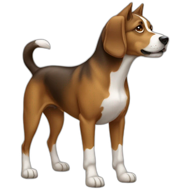 Chien sur cheval emoji