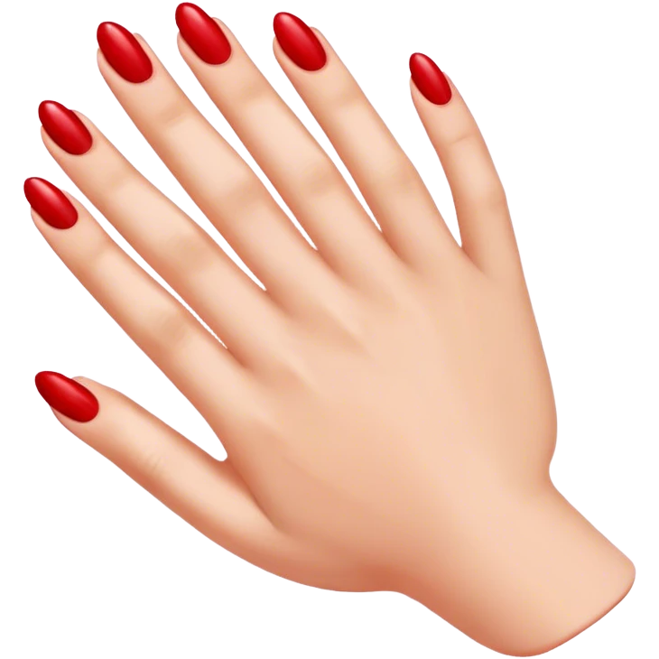 red nails  emoji